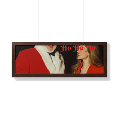 Copy of Framed Poster - Santa Picking up Hottie at the Bar