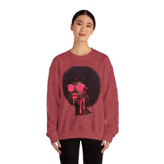 Pink Embrace the Mess Unisex Sweatshirt