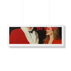 Copy of Framed Poster - Santa Picking up Hottie at the Bar