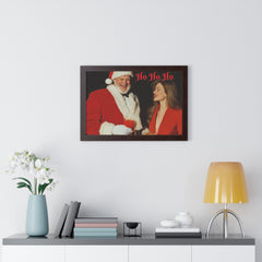 Copy of Framed Poster - Santa Picking up Hottie at the Bar