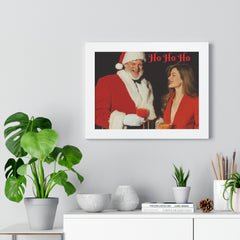 Copy of Framed Poster - Santa Picking up Hottie at the Bar