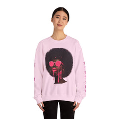 Pink Embrace the Mess Unisex Sweatshirt