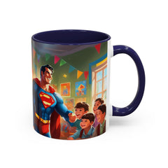 "Coffee is My Superpower"- Colorful Artistic Accent Coffee Mug