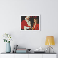 Copy of Framed Poster - Santa Picking up Hottie at the Bar