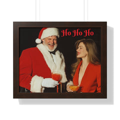 Copy of Framed Poster - Santa Picking up Hottie at the Bar