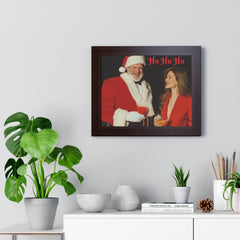 Copy of Framed Poster - Santa Picking up Hottie at the Bar