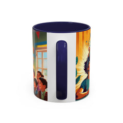 "Coffee is My Superpower"- Colorful Artistic Accent Coffee Mug