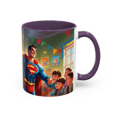 "Coffee is My Superpower"- Colorful Artistic Accent Coffee Mug