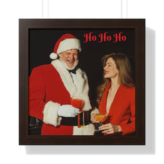 Copy of Framed Poster - Santa Picking up Hottie at the Bar