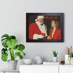 Copy of Framed Poster - Santa Picking up Hottie at the Bar