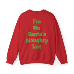 Seasonal Seller Sweatshirt: Christmas Sweater Elf's and Reindeer delivering to Santa's naughty list