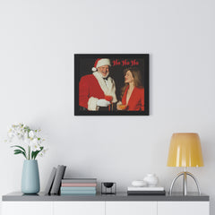 Copy of Framed Poster - Santa Picking up Hottie at the Bar