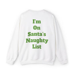 Seasonal Seller Sweatshirt: Christmas Sweater Elf's and Reindeer delivering to Santa's naughty list