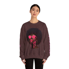 Pink Embrace the Mess Unisex Sweatshirt