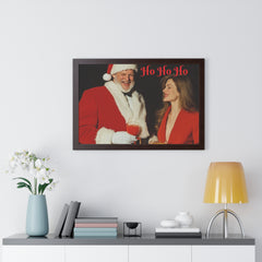 Copy of Framed Poster - Santa Picking up Hottie at the Bar