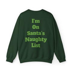 Seasonal Seller Sweatshirt: Christmas Sweater Elf's and Reindeer delivering to Santa's naughty list