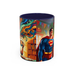 "Coffee is My Superpower"- Colorful Artistic Accent Coffee Mug